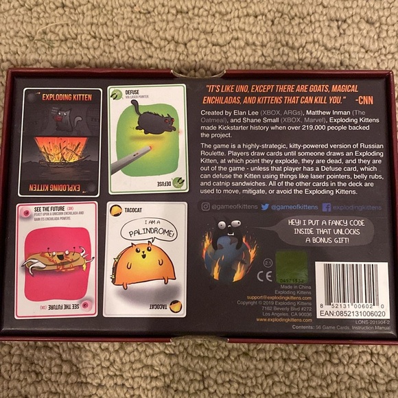 Exploding Kittens Card Game - Picture 6 of 7